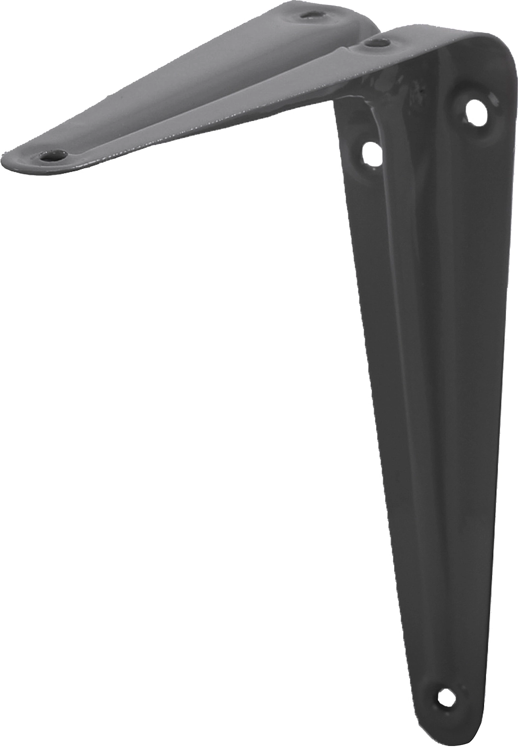 Кронштейн для полки Larvij Ютилити серый 300х250х45 мм