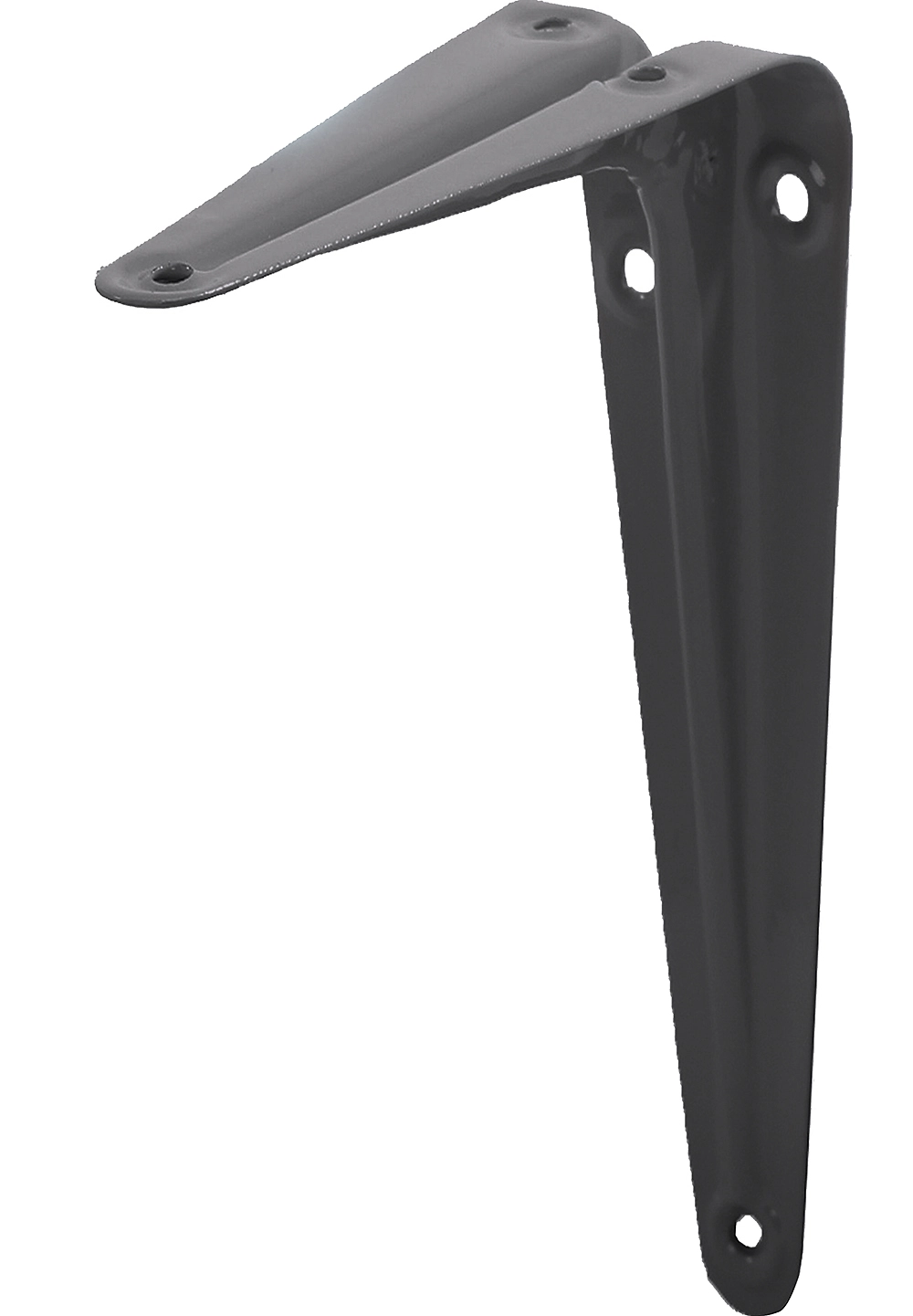 Кронштейн для полки Larvij Практичный серый 350х300х36 мм