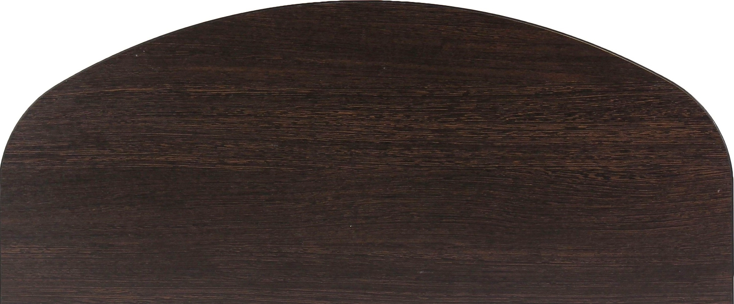 Полка декоративная Larvij фигурная ЛДСП Дуб венге 600х250х16 мм