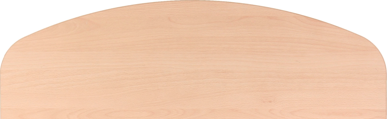 Полка декоративная Larvij фигурная ЛДСП Бук 800х250х16 мм