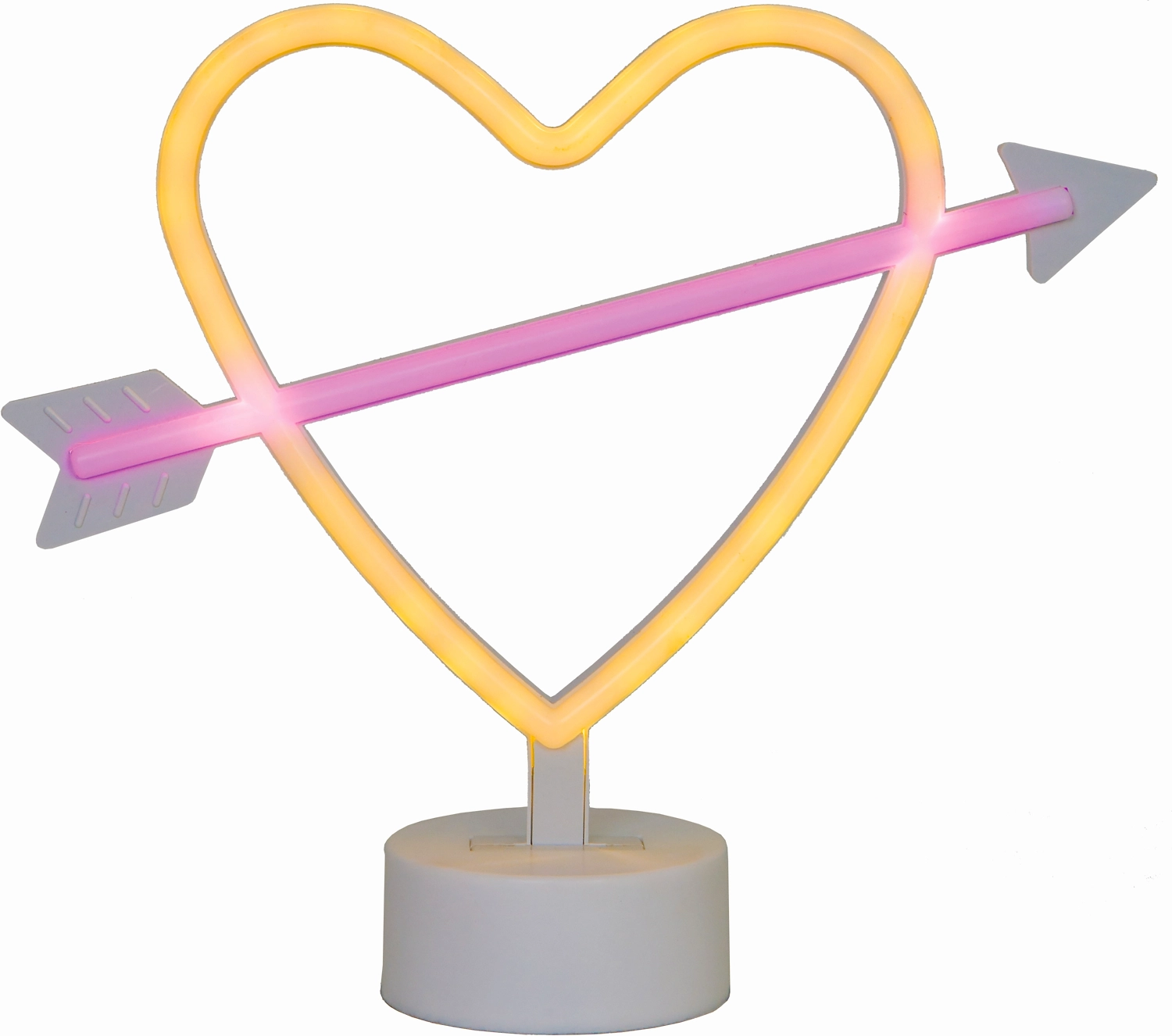 Лампа декоративная Сердце LED 203886 неоновая
