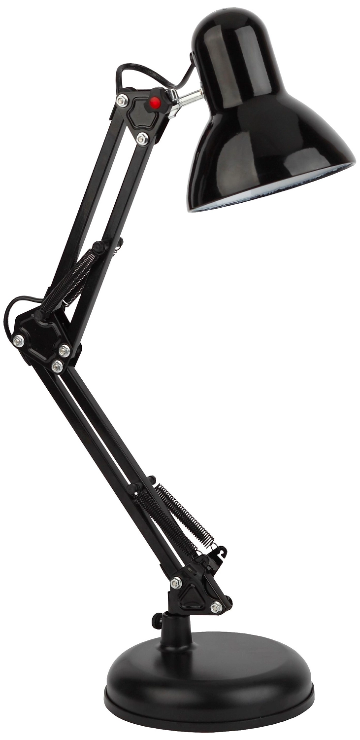 Настольная лампа для рабочего стола ЭРА N-214 Е27 40 Вт черная