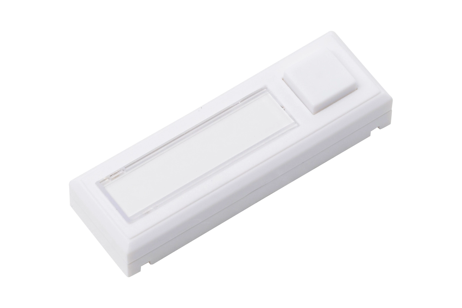 Кнопка для звонка с подсветкой белая