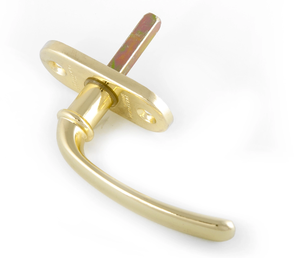 Ручка оконная металлическая PALLADIUM Natali, золото