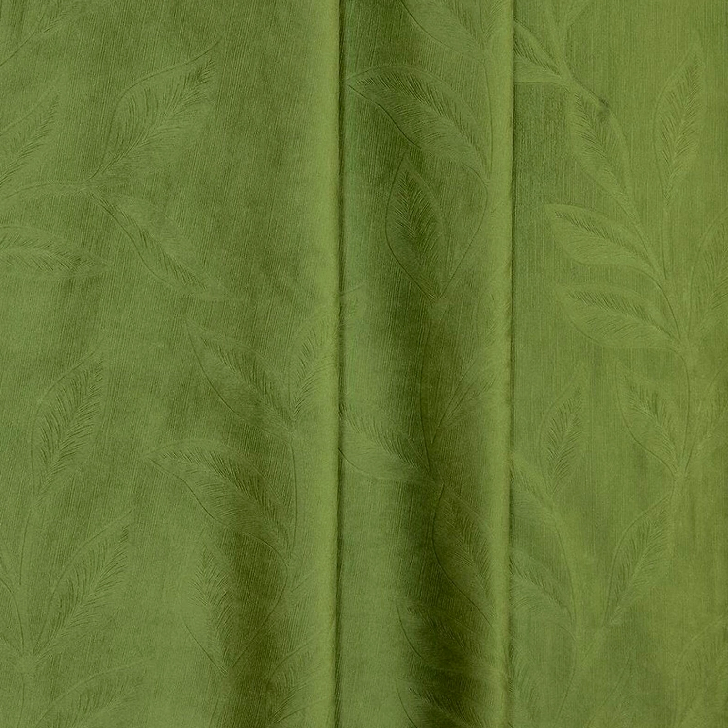Ткань портьерная 109878 бархат блэкаут 280 см зеленая
