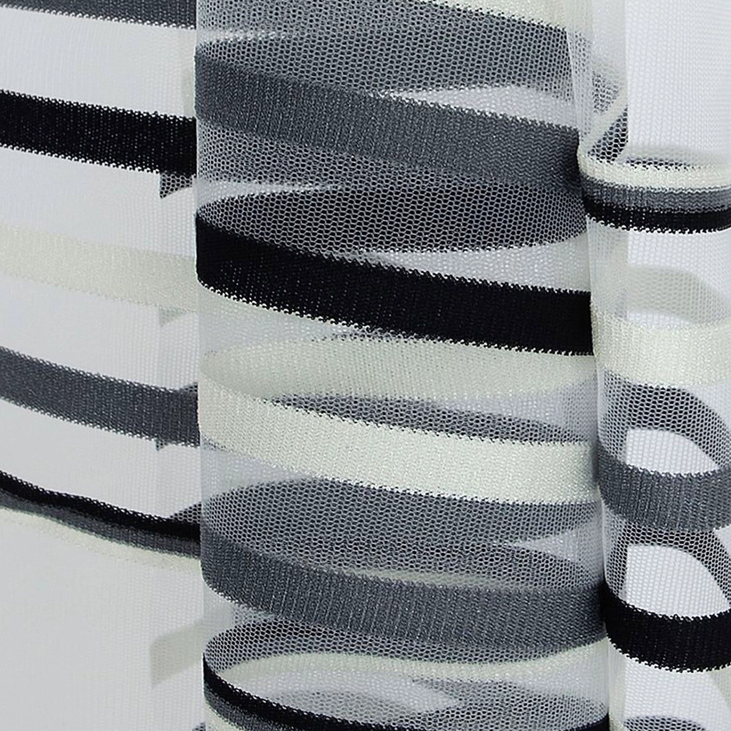 Ткань тюлевая 9131 сетка 280 см серая