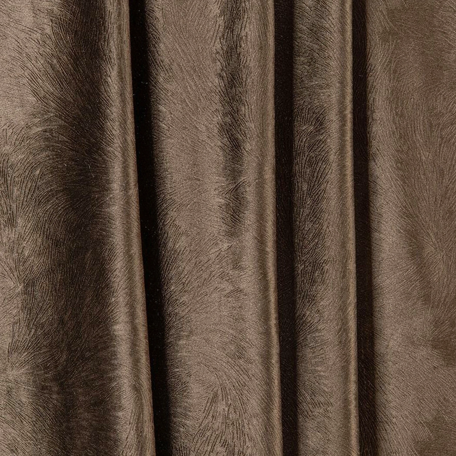Ткань портьерная 114277 бархат блэкаут 280 см венге