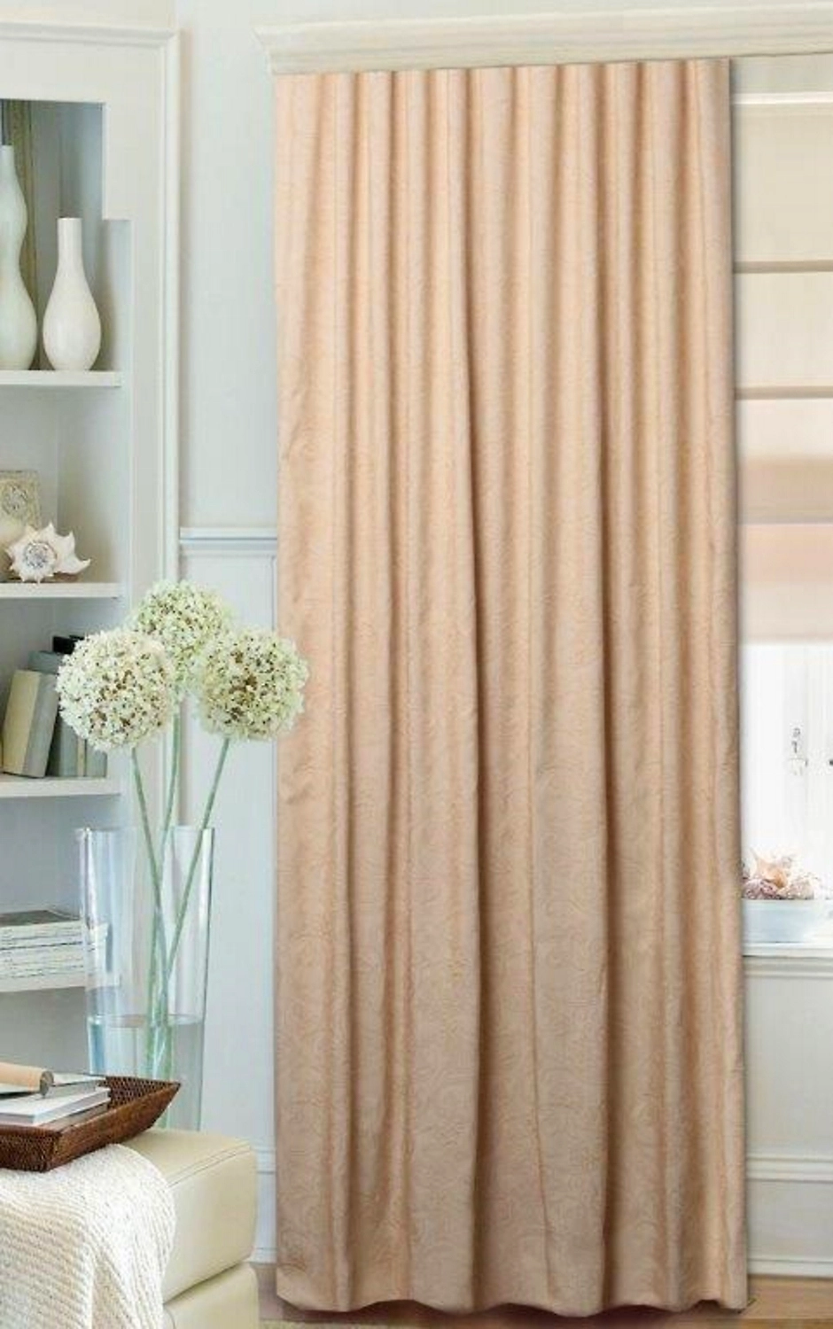 Штора портьерная Mona Liza МЛ408/3/Е200 200х270 см бежевая 