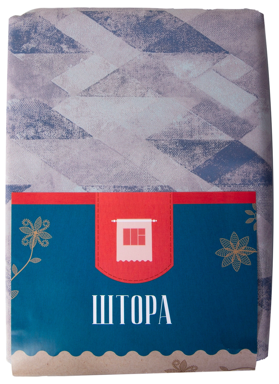 Штора портьерная СМ0291-W535837160х280 см синяя