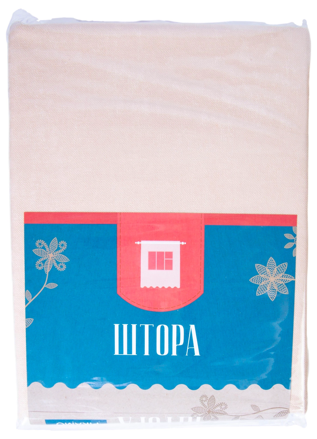 Штора портьерная С 537294 _V110 160х260 см белая