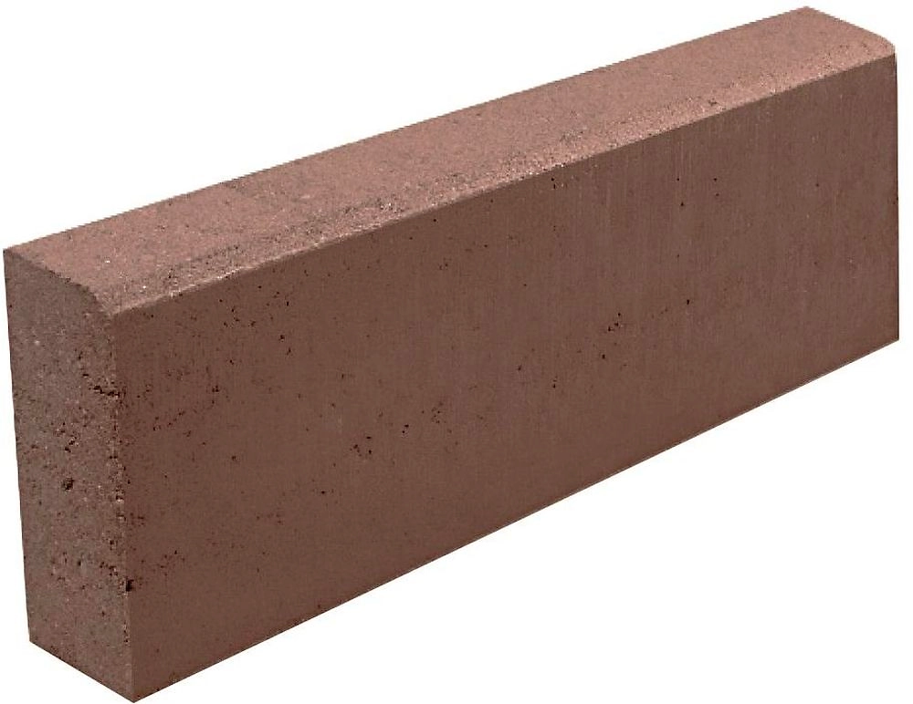 Бордюр вибропрессованый коричневый 50х20х8 см