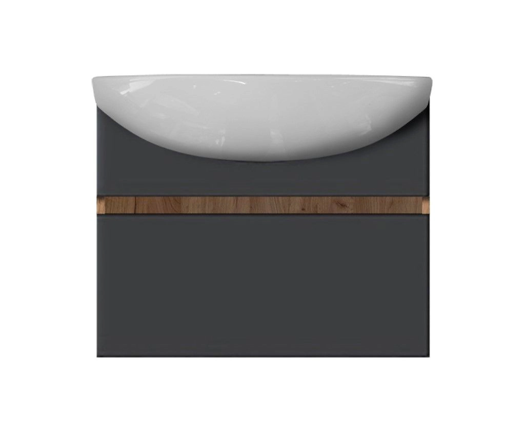 Тумба подвесная Sanita Luxe Best 65-20 50x62x30 см дуб кельтик