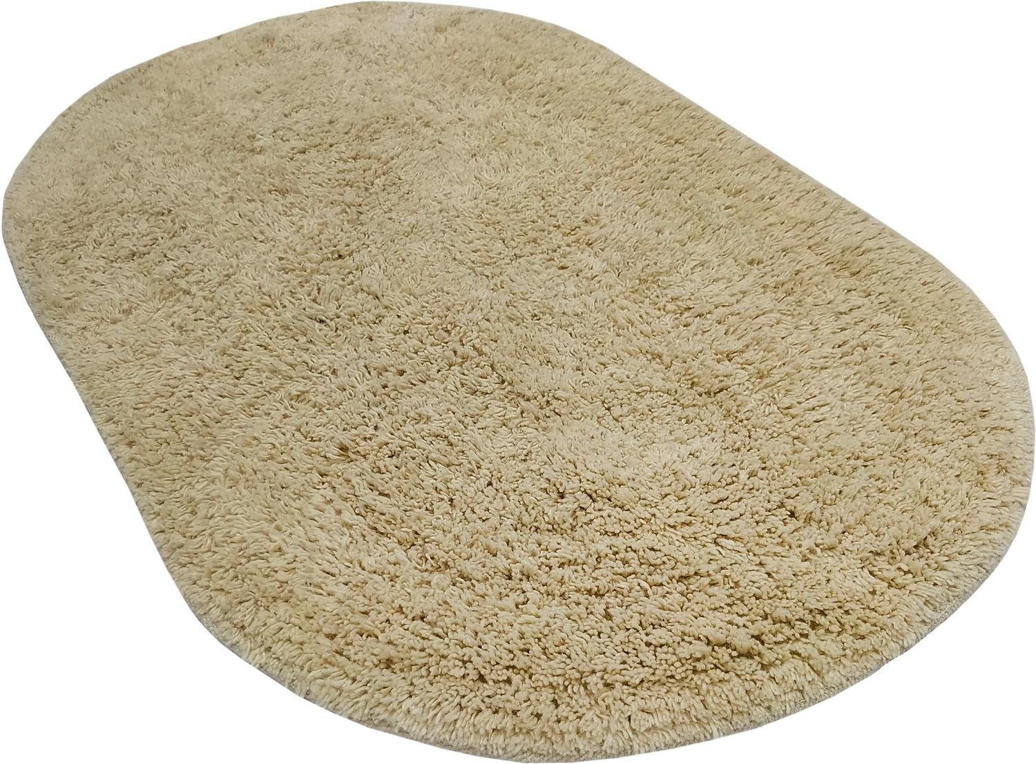 Коврик для ванной 40х60 см ворсовый бежевый 260390