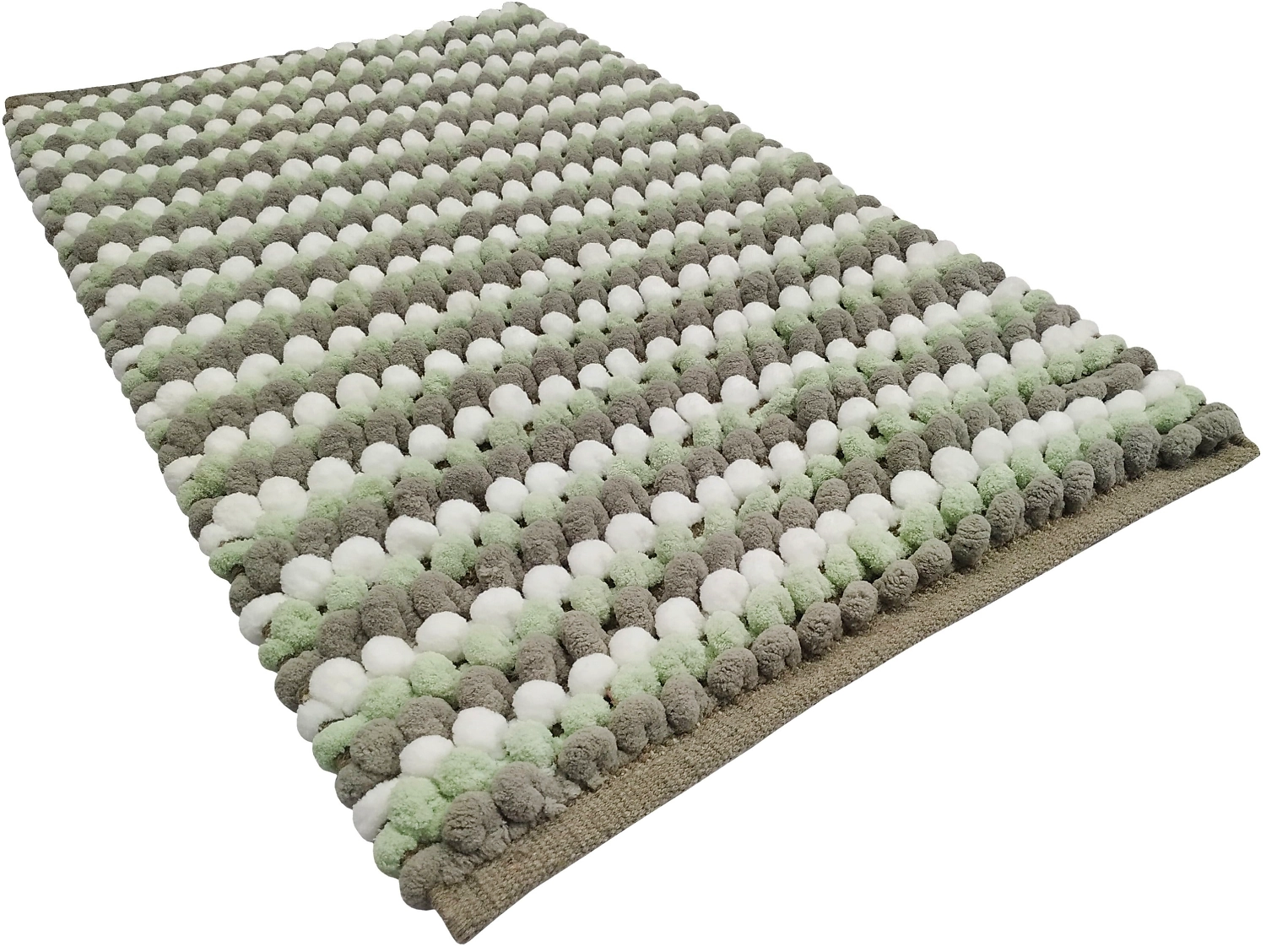 Коврик для ванной 50х80 см ворсовый серый 260400