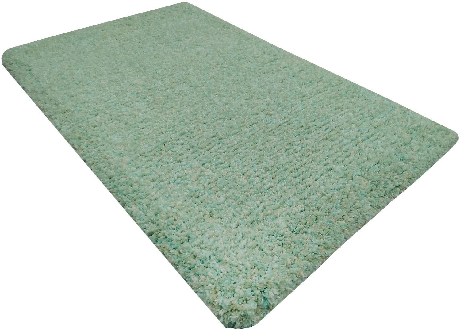Коврик для ванной 50х80 см ворсовый мятный 260403