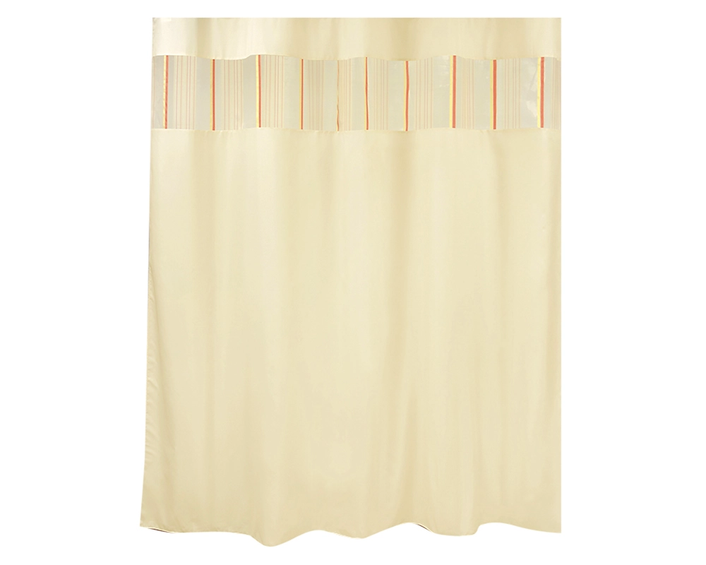 Штора для ванной комнаты WESS Salsa желтая 200х200 см