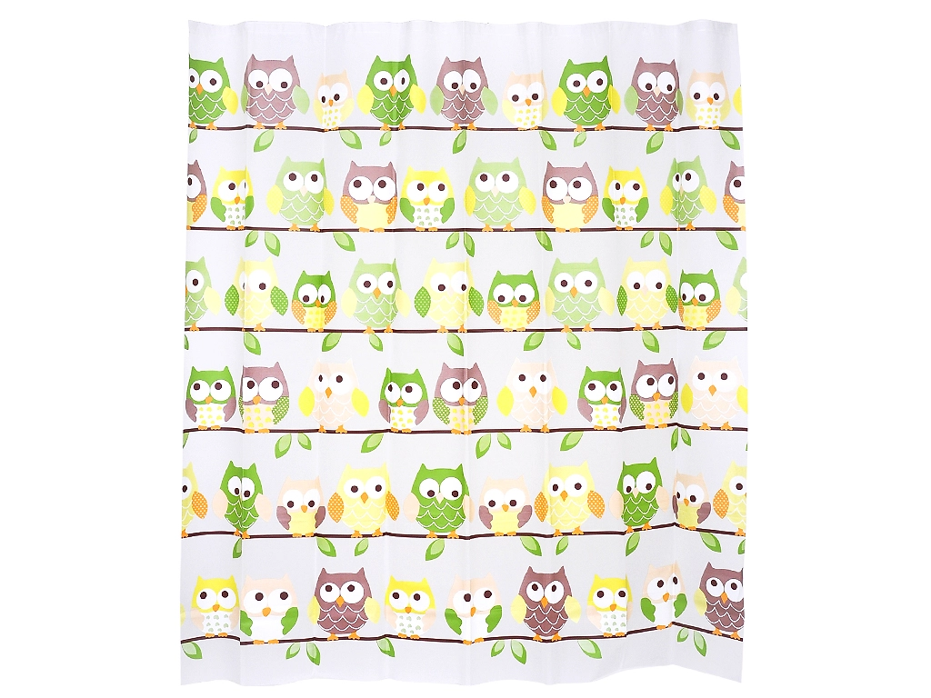 Штора для ванной комнаты Verran Owls Peva 180х180 см