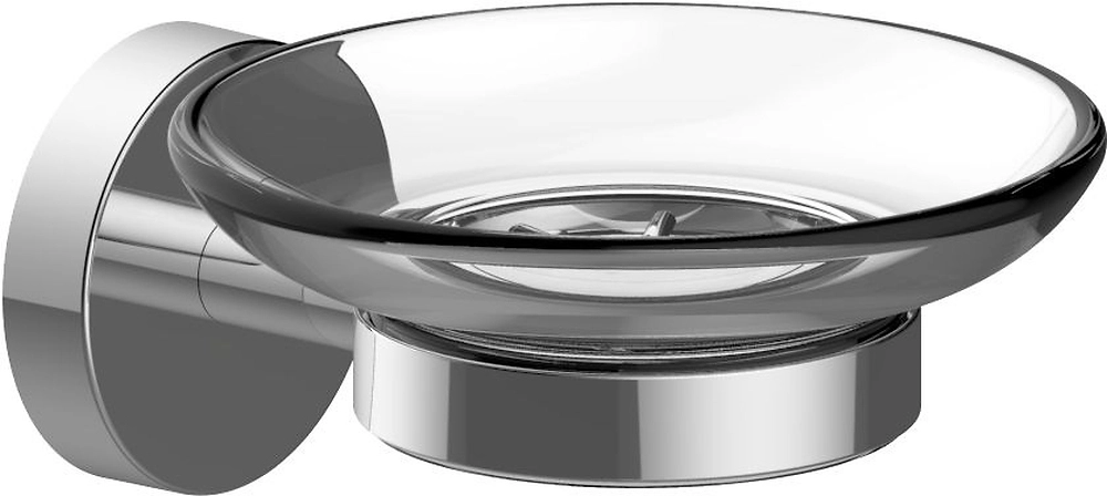 Мыльница с крепление к стене SCANDI PRO стеклянная