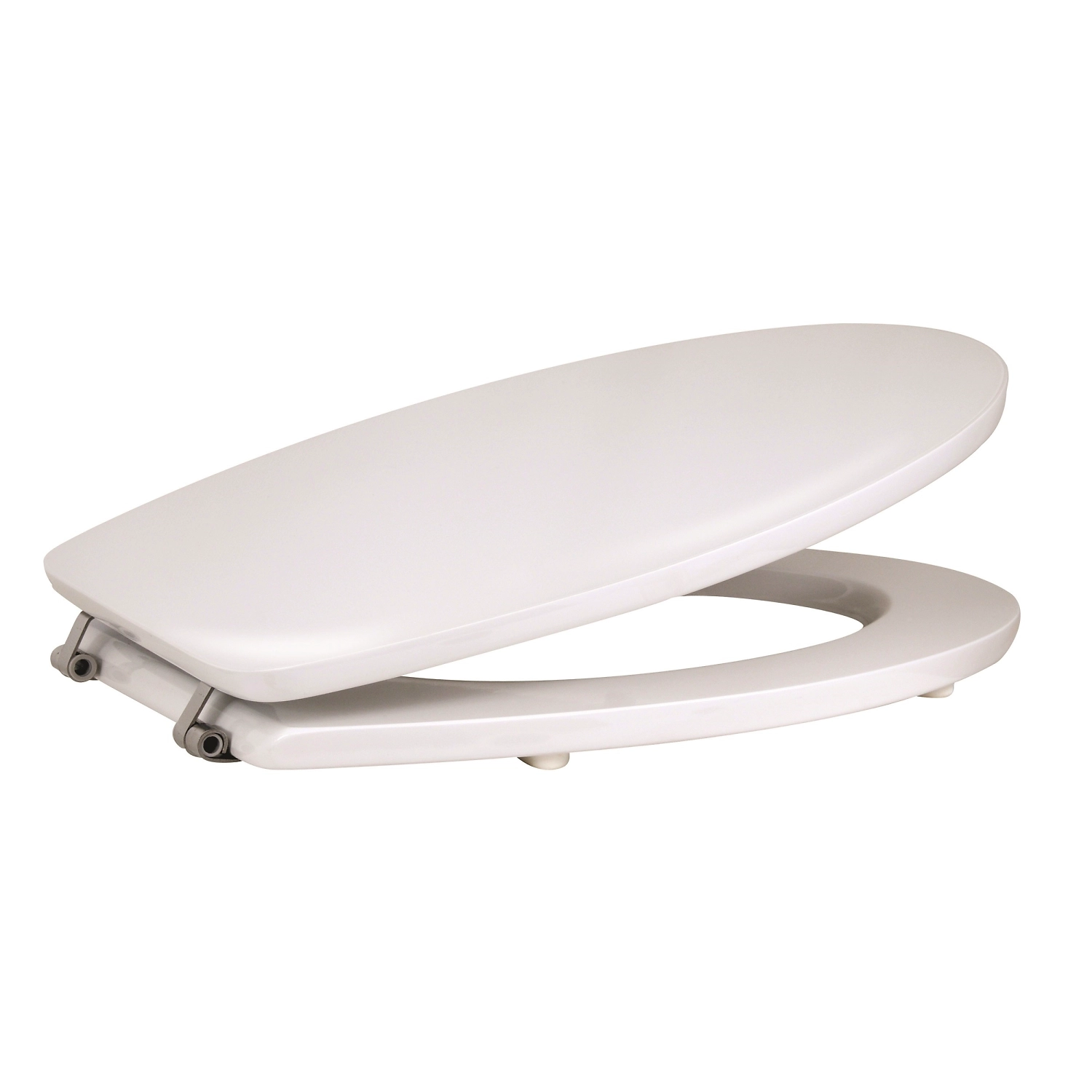 Сиденье для унитаза акрил белое 44х38х1,65 см