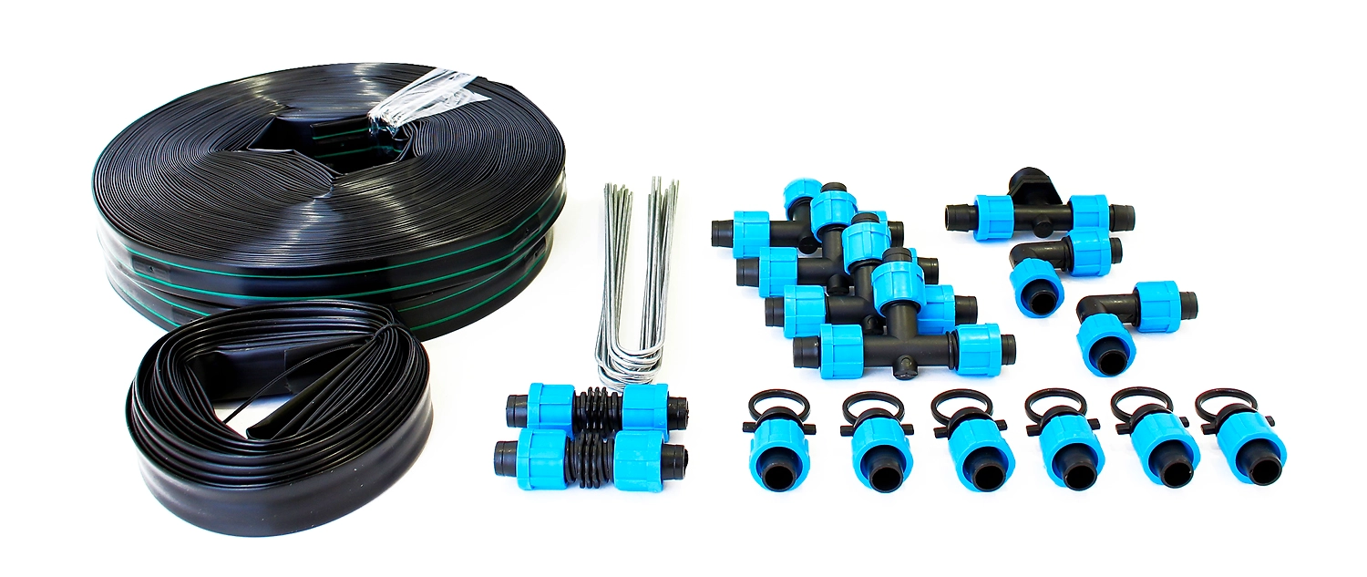 Полив капельный ECOTEC Aquarel комплект Master-40 80 м 6 линий ЛК d 16 мм
