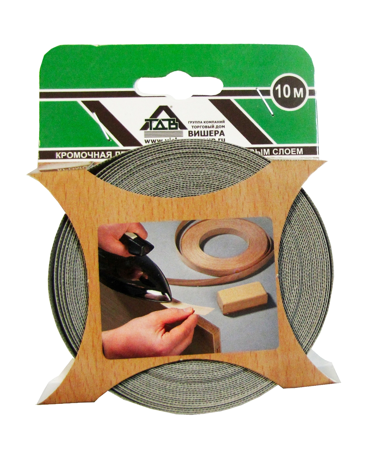 Кромка ТДВ для окромления торцов ЛДСП Серый платиновый с клеем