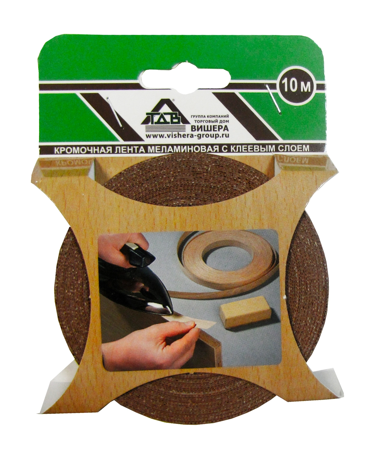 Кромка ТДВ для окромления торцов ЛДСП Шервуд мокка с клеем