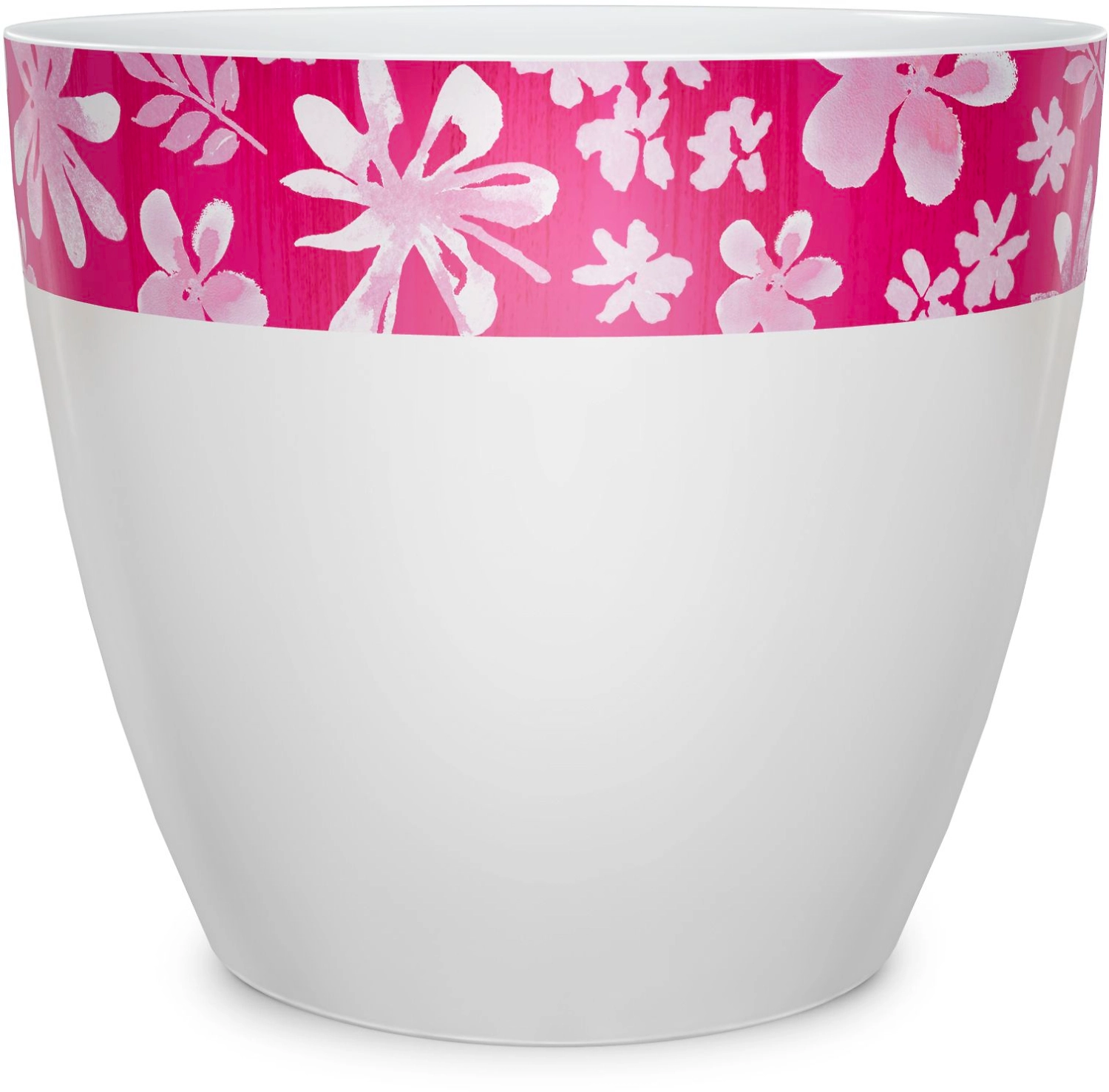 Кашпо керамическое Scheurich 920, декор Миледи, D14