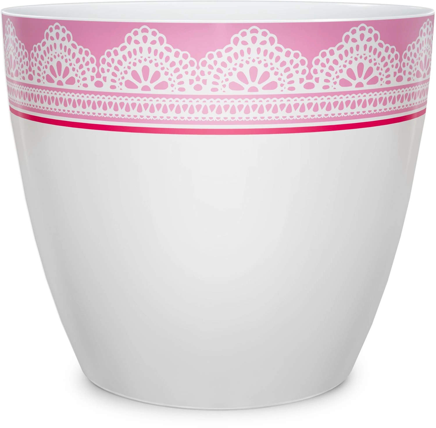 Кашпо керамическое Scheurich 920, декор Принцесса, D14