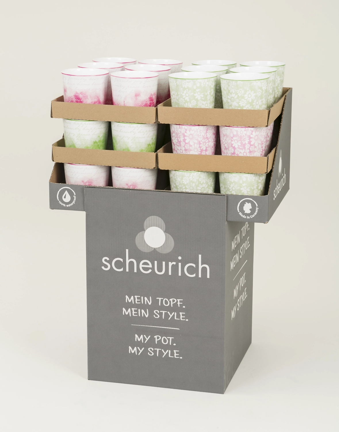 Кашпо керамическое Шойрих ассорти D13 H11,5