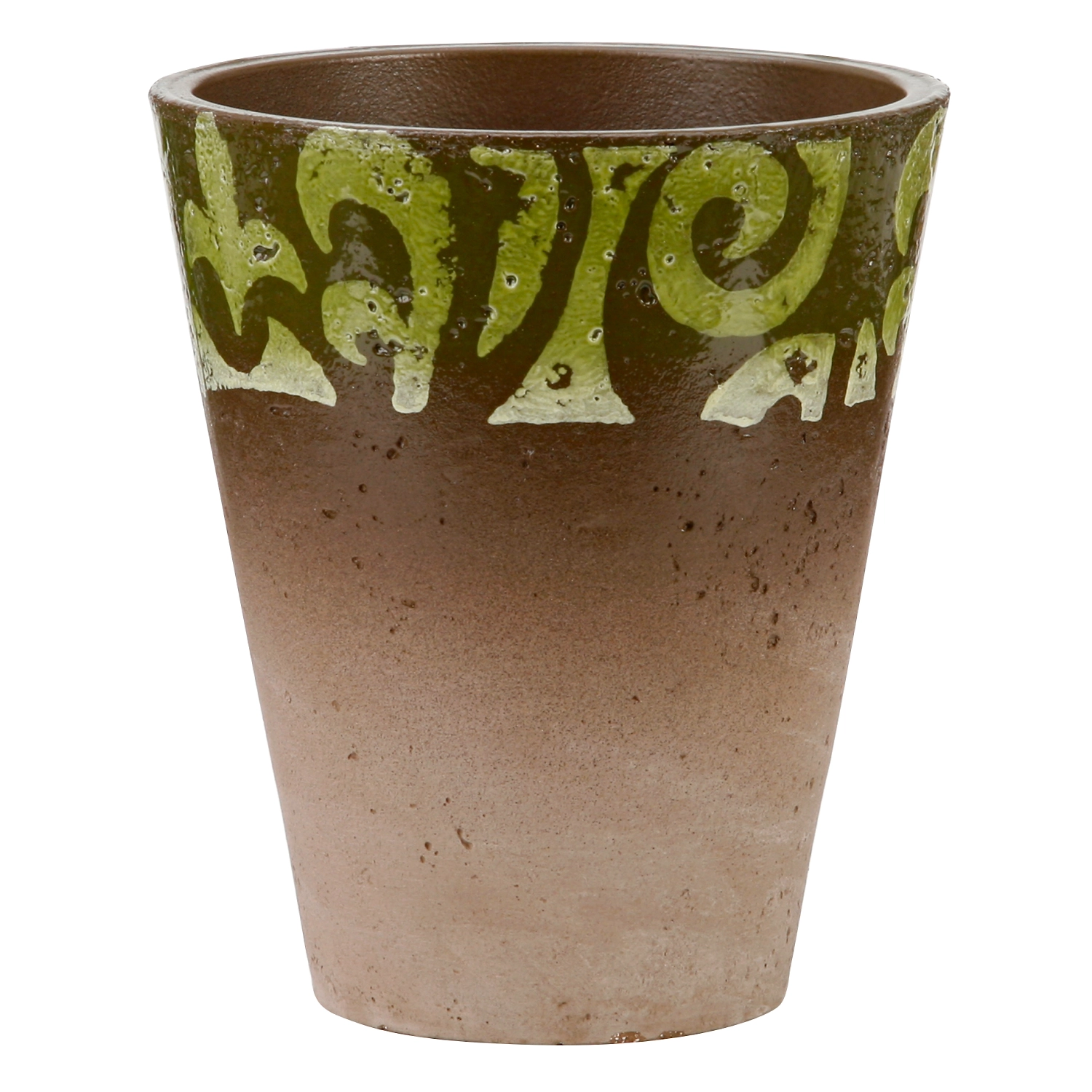 Кашпо керамическое Scheurich 601 Андалусия зеленое D16 H13