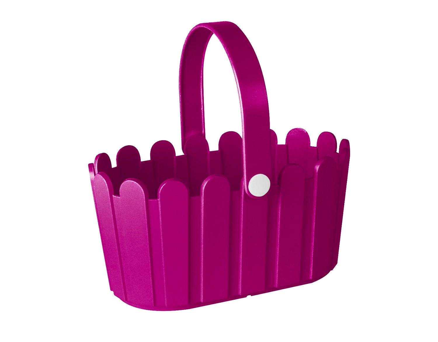 Кашпо EMSA Landhaus Корзинка 28 x 14 см розовое