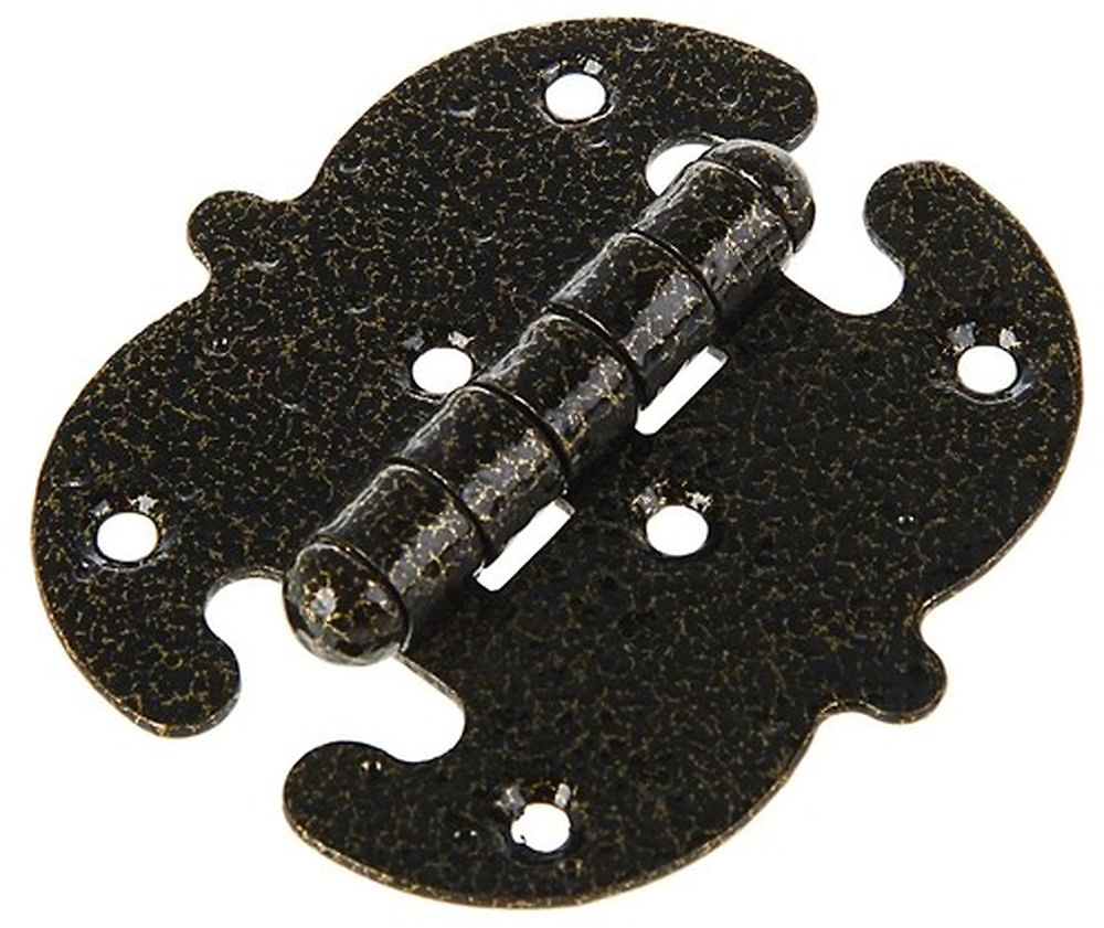 Петля универс. накладная фигурная Tech-Krep FRS1-90 матовый черный