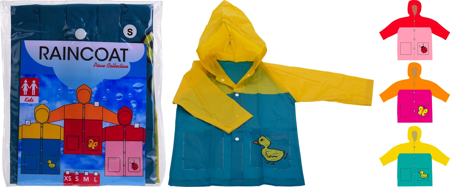 Дождевик детский для девочек в ассортименте