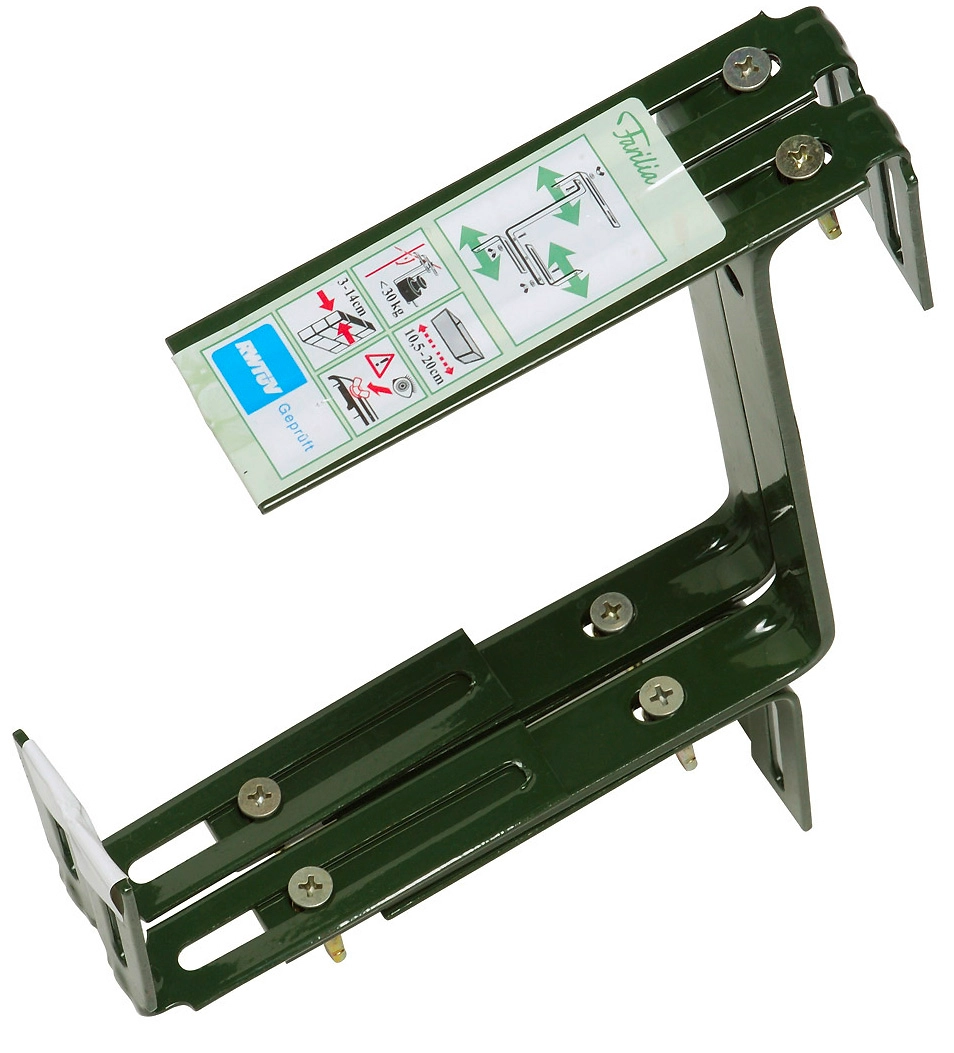 Держатель балконного ящика LUX-TOOLS зеленый