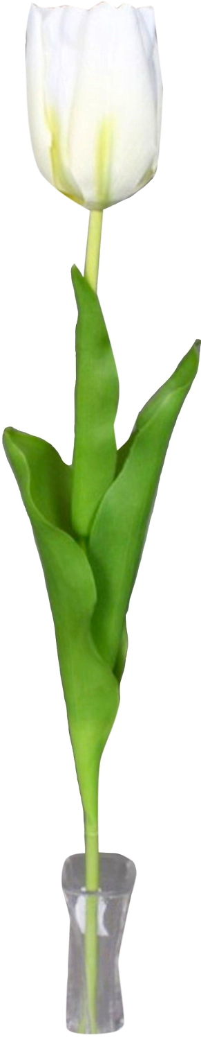 Искусственный цветок Тюльпан 64 см белый 
