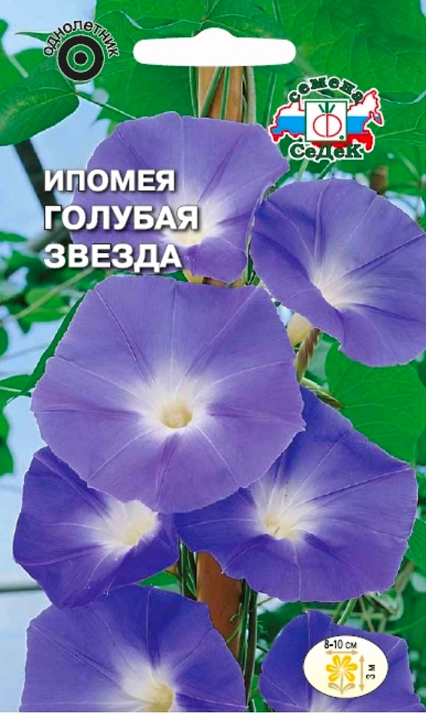 Семена Ипомея Голубая Звезда СеДек