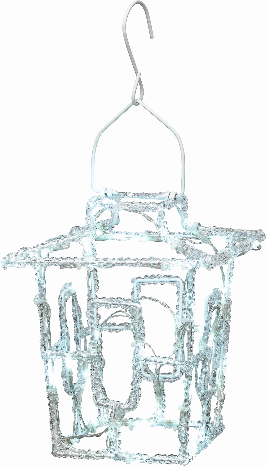 Фигура световая Фонарь акриловый холодный белый 40 LED