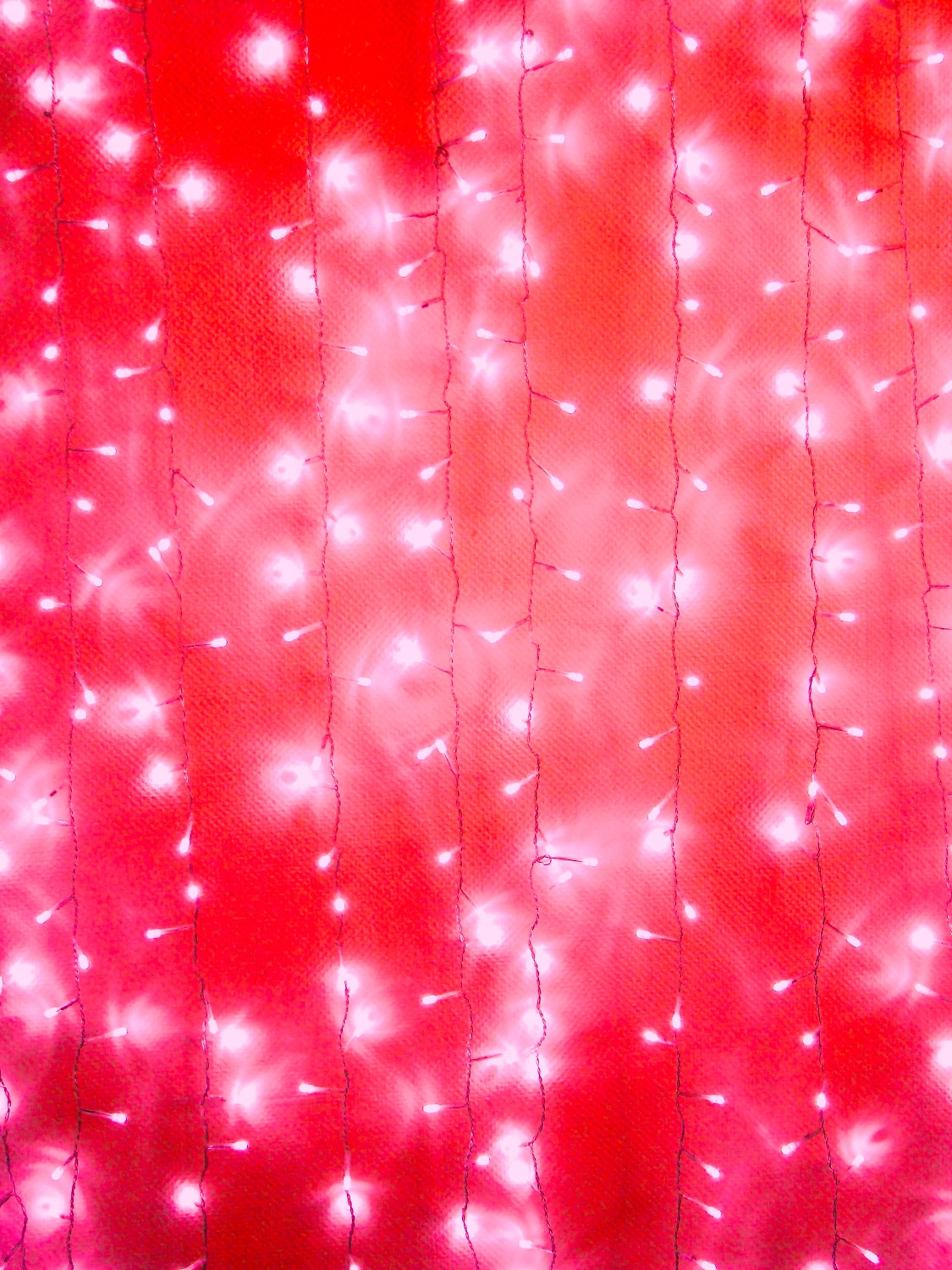 Гирлянда внешняя "Световой занавес" 625 красных светодиодов