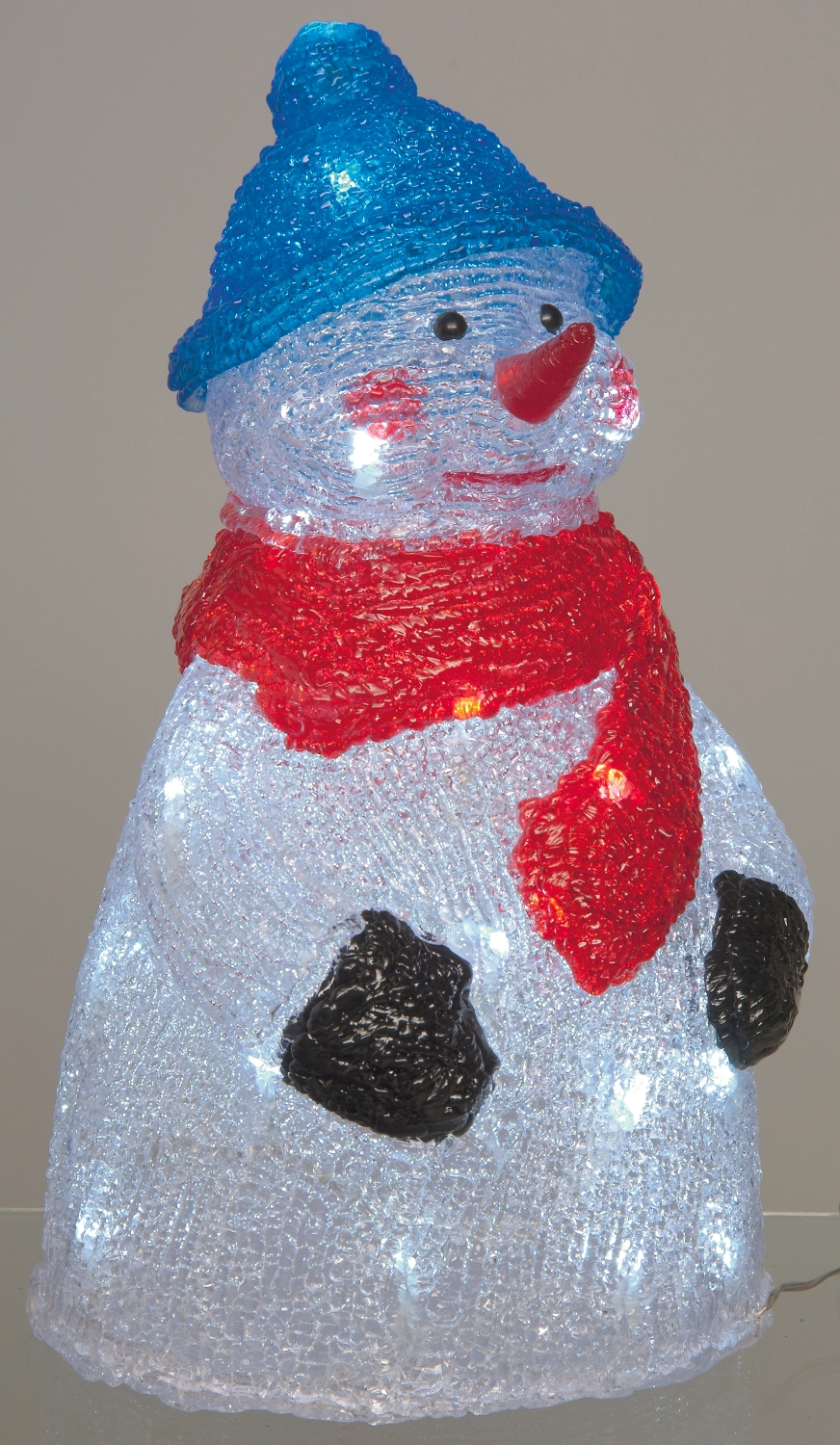 Фигура световая "Снеговик" уличная 23 см