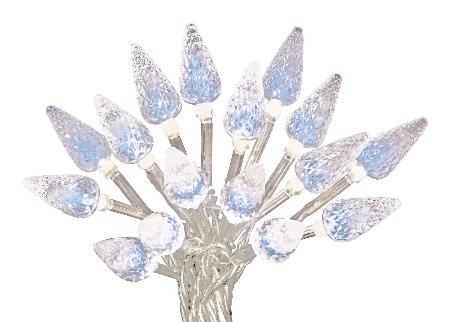 Уличная светодиодная гирлянда "Кукуруза" 80xLED холодн.белый