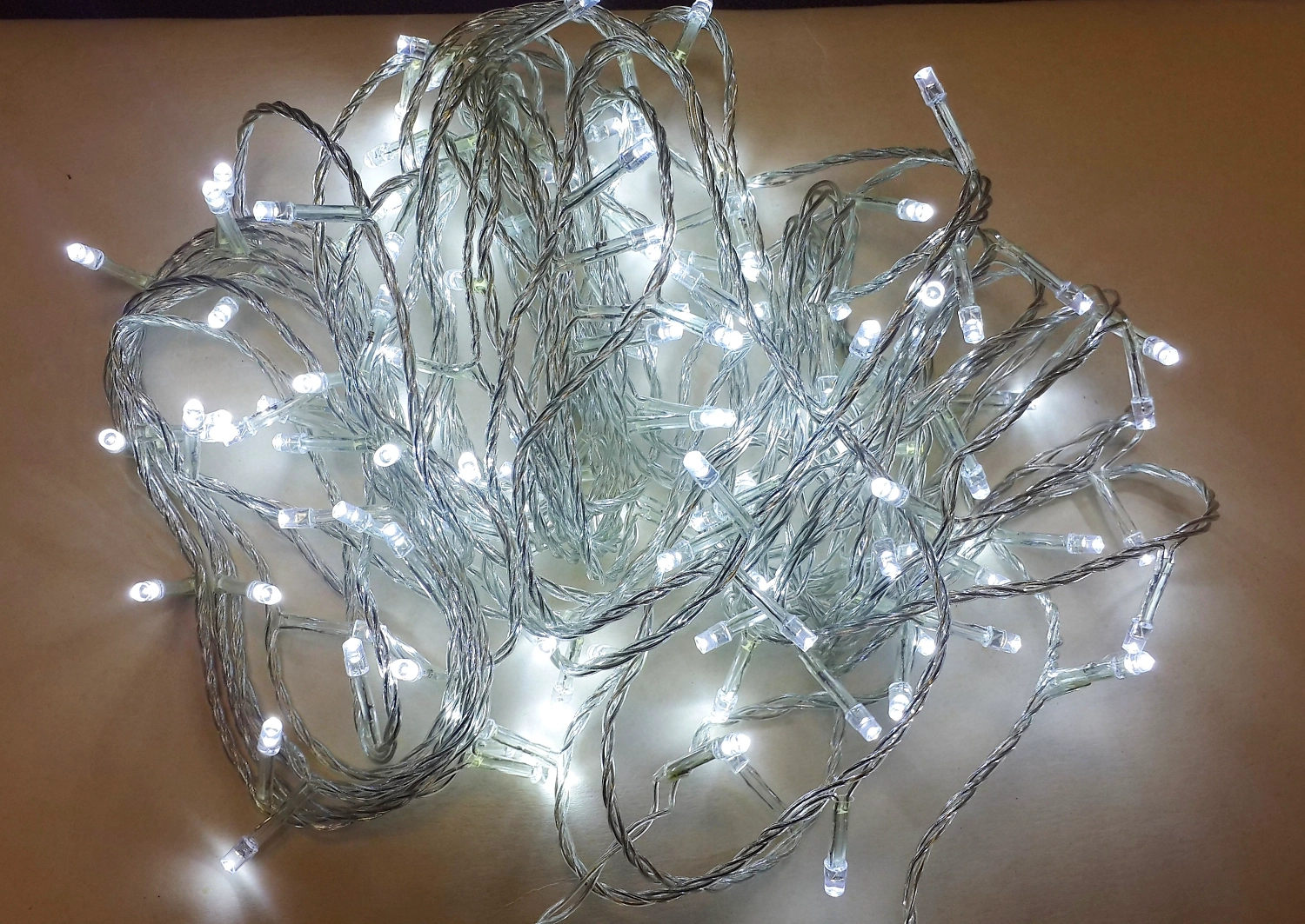 Гирлянда SH Lights уличная 120 LED теплый белый 12 м