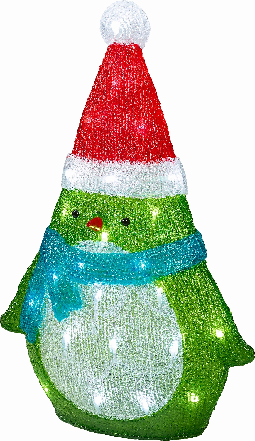 Световая фигура Пингвин Christmas 40xLED холодный белый 58 см