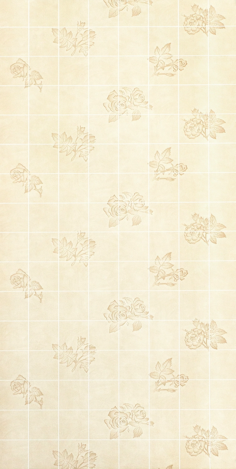 Стеновая панель Тодико Бежевая роза влагостойкая ДВП 150х150 мм