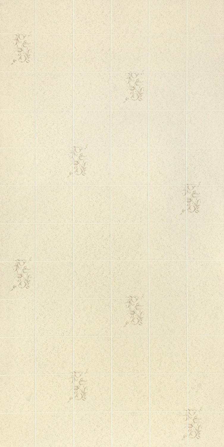 Стеновая панель Тодико Династия бежевая влагостойкая ДВП 200х200 мм