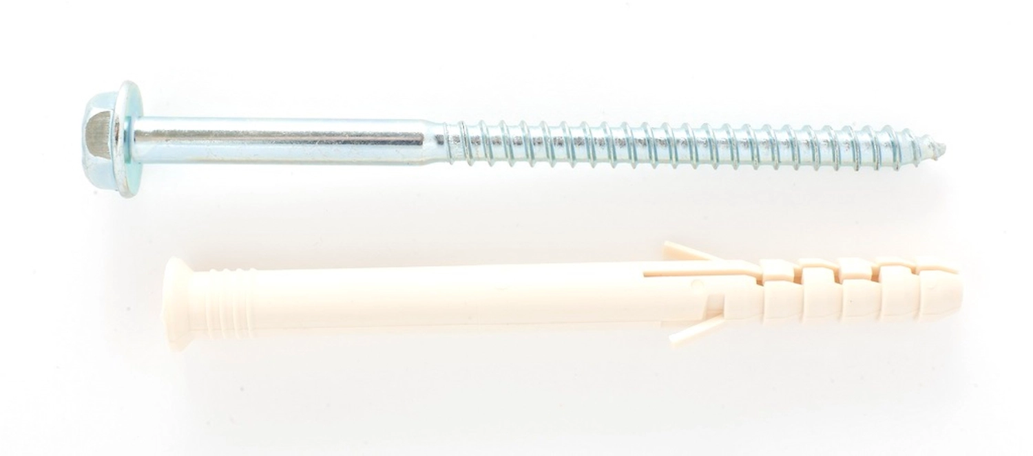 Дюбель фасадный KAT 10х135 НЕХ с потайным манжным шурупом 4 шт