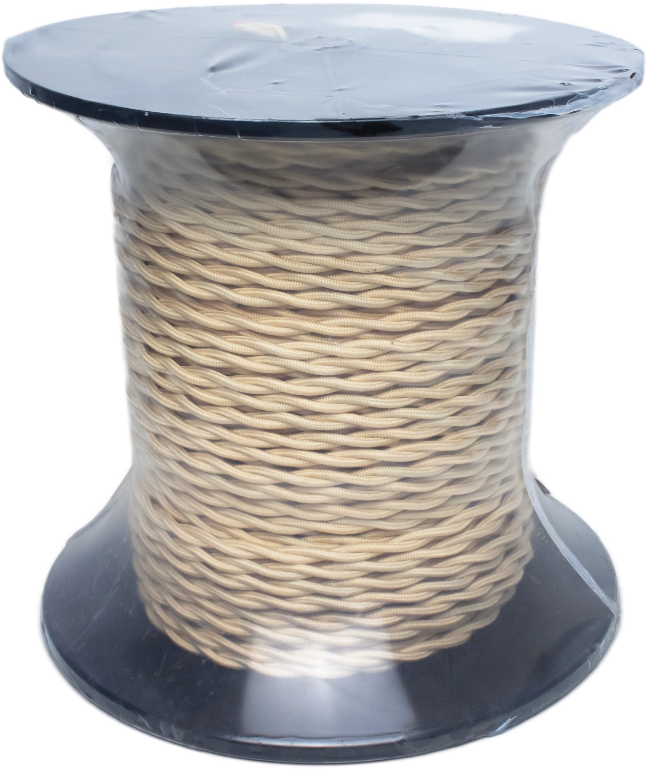 Провод 2x1,5 песочное золото матовый 1 м