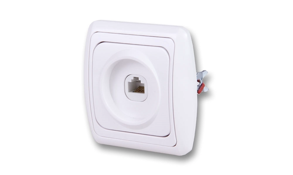 Розетка Дельта компьютерная белая