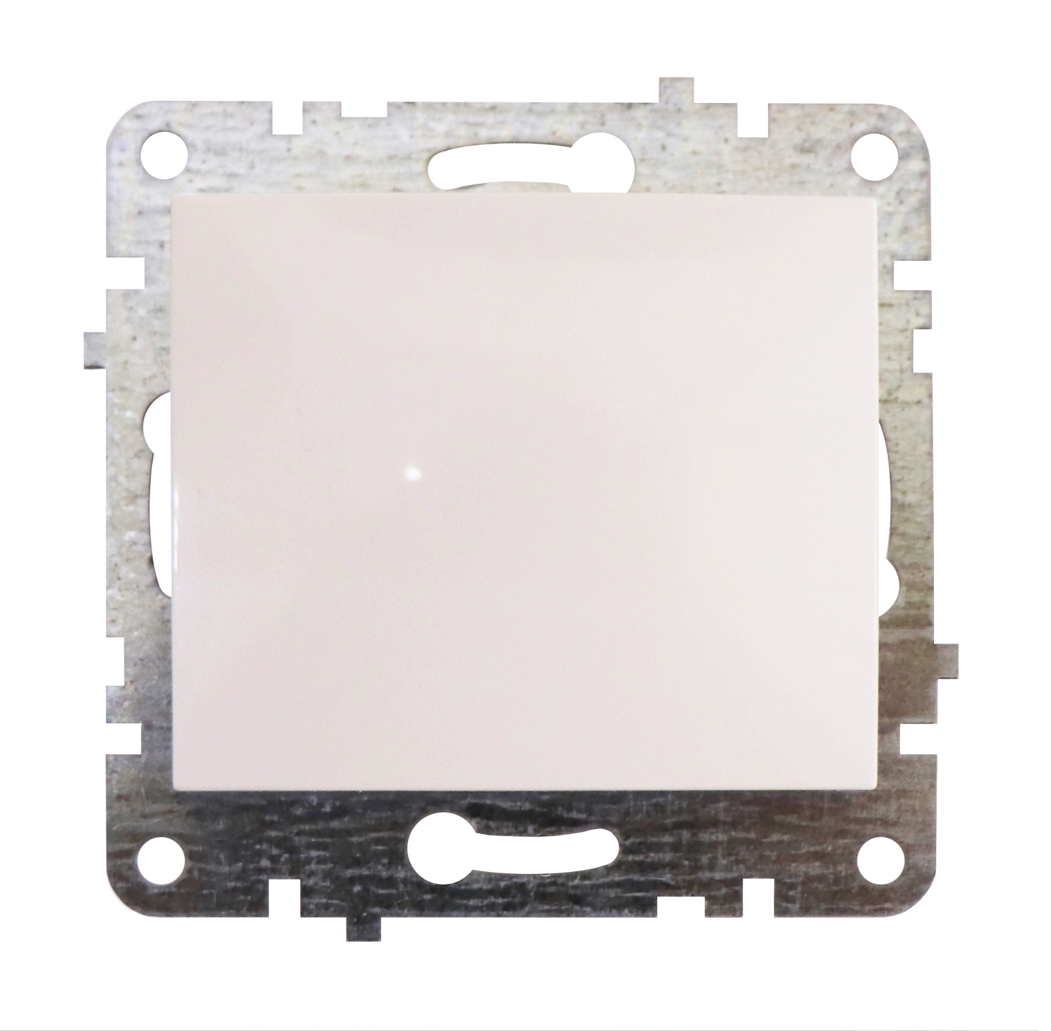 Выключатель СП 1-клавишный LUMINA без индикатора белый