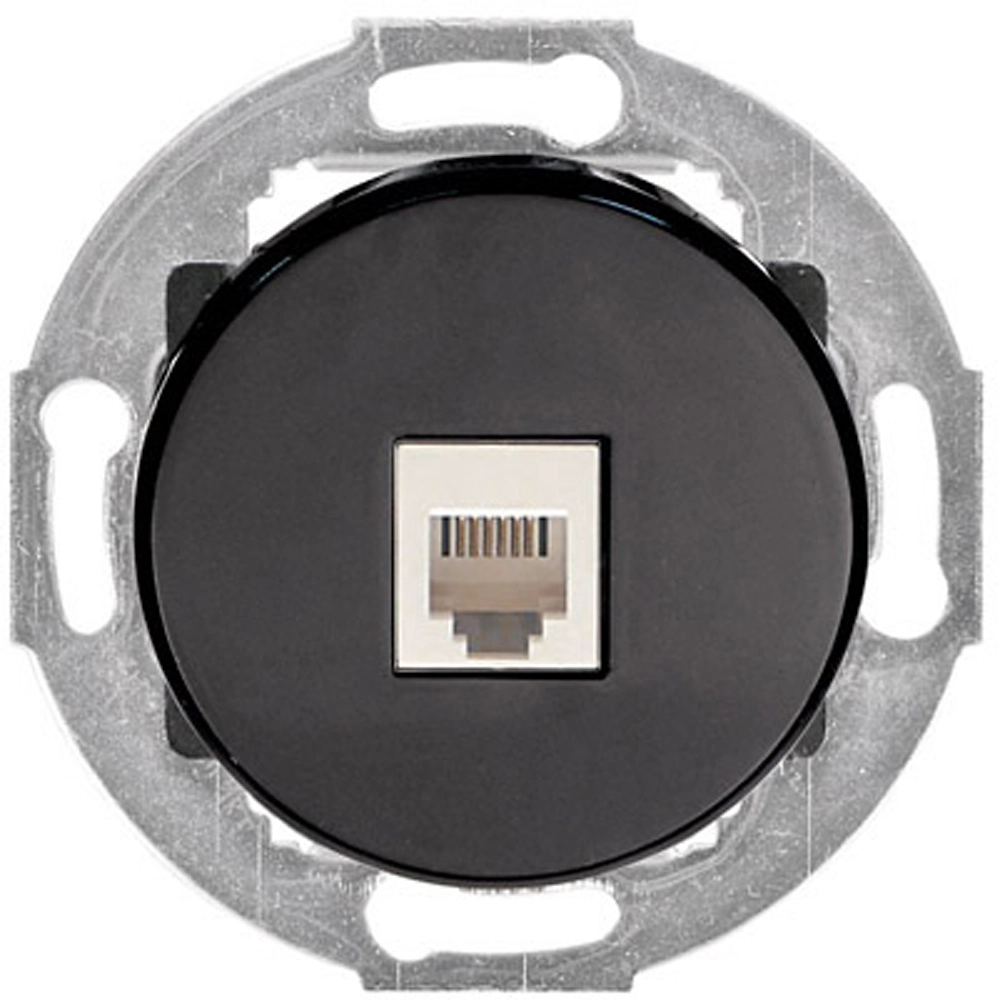 Розетка LK STUDIO Vintage телефонная черная