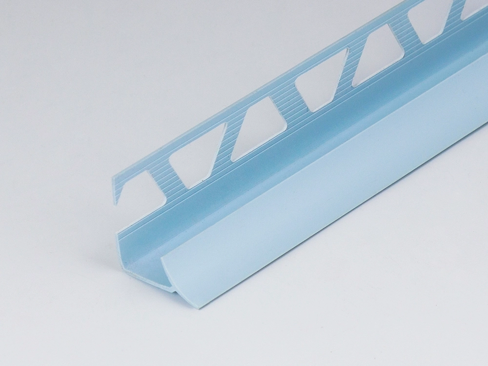 Профиль ПВХ PALLADIUM: раскладка под плитку 9 - 10мм голубая внутренняя 2.5 м